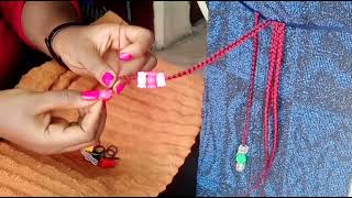 How to add beads to braids with beader [upl. by Allisirp842]