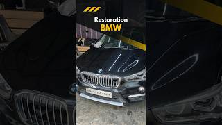 Restoring BMW Paint bmw bmwx1 restoration detailingstudio detailing shorts coating ppf [upl. by Lehplar487]