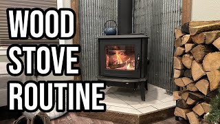 Starting a Fire  Morning Routine With the Morso 7110 Wood Stove [upl. by Loydie912]