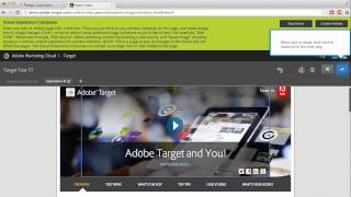 Adobe Target Demo Walkthrough [upl. by Simpson]