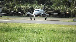 Beechcraft King Air C90B Decolagem em Angra dos Reis RJ [upl. by Aniala]