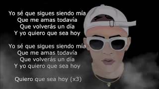 Bad Bunny  Posesivo Dime si vas a volver Letra Lyric 2017 [upl. by Yak]