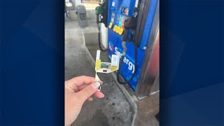 Customer finds card skimmer at gas pump in Lee County [upl. by Einimod]