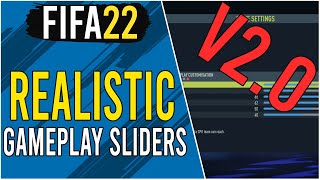 FIFA 22 Gameplay Sliders for More Realistic amp Challenging Gameplay World ClassLegendary  v20 [upl. by Helyn]