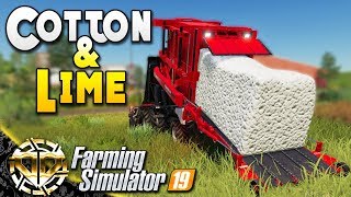 COTTON FARMING AND LIME SPREADING  Farming Simulator 19 Gameplay  Ravenport EP 3 [upl. by Aliemaj]