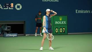 Iga Swiatek vs Karolina Pliskova US Open Tennis 2024 Top Spin 2K25 PS5 Gameplay [upl. by Pearlman]