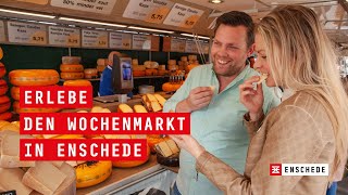 Erlebe den Wochenmarkt in Enschede [upl. by Russia52]