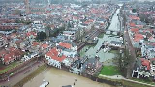 Hoog water in Gorinchem [upl. by Ylram]