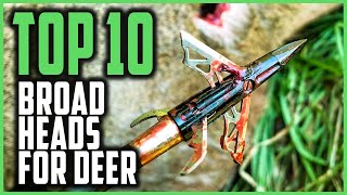 Top 10 Best Broadheads For Deer Hunting [upl. by Mrots]