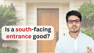 is south entry good as per vastu South facing house good or bad  South facing house Vastu in Hindi [upl. by Annuahsal]