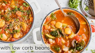 The SECRET to Making the Best Minestrone Soup  Easy Low Carb Soup [upl. by Franzen70]