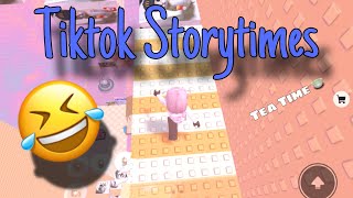 Tiktok Storytimes  Not My Stories Kitty 🐱 Tower  Roblox Obby Playing [upl. by Nuawd]