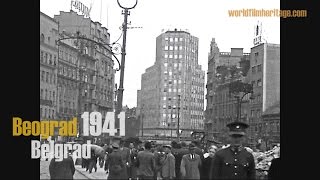 Belgrad 1941  Beograd  Belgrade  German Occupation [upl. by Jarrell]