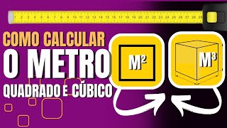 COMO FAZER CONVERSÃO METRO QUADRADO E CÚBICO [upl. by Onibag]