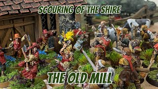 MESBG Narrative Battle Report  Scouring of the Shire  The Old Mill [upl. by Beacham364]