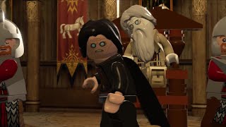 Gandalf frees Theoden King from Saruman Lego Lord of the Rings [upl. by Ennyletak]