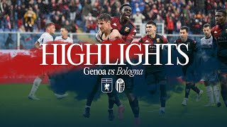 GENOA 22 BOLOGNA  HIGHLIGHTS  SERIE A ENILIVE 2425 [upl. by Aenad]