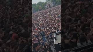 Hellfest Wall of Death 🤘 shortswithzita hellfest wallofdeath metal [upl. by Ardnuas]