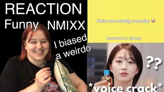 NMIXX Are actually comedian REACTION [upl. by Selda]