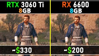 RTX 3060 Ti vs RX 6600 in 2023  Performance Comparison in 10 Latest AAA Games [upl. by Harwill]