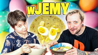 Żurek z jajkiem i białą kiełbasą 🍽 Wielkanoc  wJEMY 48 [upl. by Nnyleuqaj851]