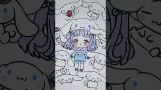 산리오 시나모롤 만들기 💜 sanrio blind bag paper papercraft asmr sanrio blindbag diy cinnamoroll shorts [upl. by Aphrodite]