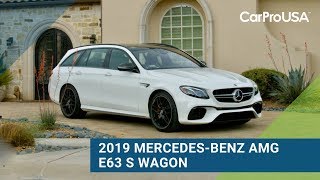 2019 MercedesBenz AMG E63 S Wagon Test Drive [upl. by Aneen]