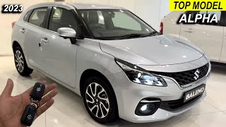 BALENO TOP MODEL ALPHA  360 Camera  Detailed Review and Walkaround  Rs988 Lakhs  BALENO ALPHA [upl. by Engel548]