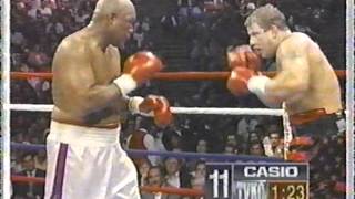 Tommy Morrison vs George Foreman 45 [upl. by Nahgeem]