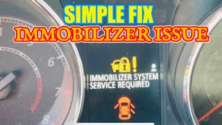 2017 OUTLANDERIMMOBILIZER SYSTEM SERVICE REQUIRED  Simple Fix [upl. by Rodolfo]