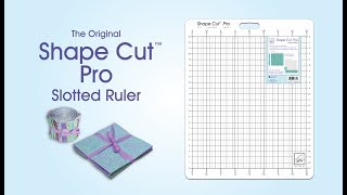 June Tailor Shape Cut Pro Ruler Demonstration Video [upl. by Cathlene]