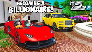 BECOMING A “BILLIONAIRE”  SERIES FINALE  FARMING SIMULATOR 22 [upl. by Waers]