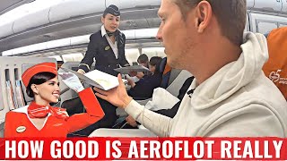 Review RUSSIAN AEROFLOT Business Class  is it any GOOD and SAFE [upl. by Ellerrehs]