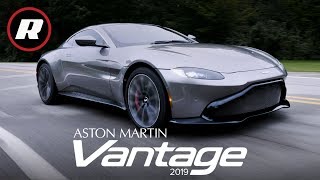 2019 Aston Martin Vantage A beautiful and thrilling 195 mph sports car  Review [upl. by Ynaffets]