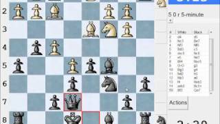 French Defense Paulsen variation C10  LIVE Blitz Speed Chess 1094 vs giul 2255 [upl. by Nylesoj680]