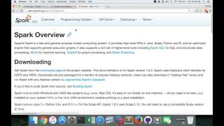 Apache Spark  Documentation Overview [upl. by Siwel]