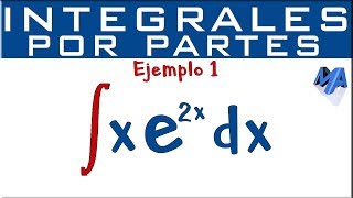 Integración por partes  Ejemplo 1 [upl. by Mufinella]