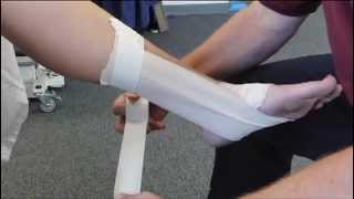 Using elastic tape to support supination [upl. by Otter]