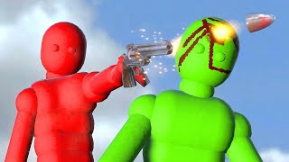 Dynamic NPCs Fight in Realistic Simulations with Active Ragdoll Physics [upl. by Roby]