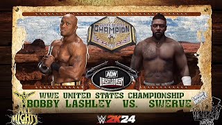 The Dominator Bobby Lashley VS Killshot Swerve Strickland aew wwe [upl. by Brosy]