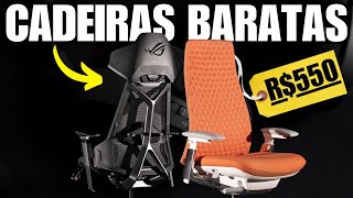 TOP 9 Cadeiras ERGONÔMICAS e GAMER Custo Benefício 2024 Melhores Cadeiras de ESCRITÓRIO Barata 2024 [upl. by Neelyt47]