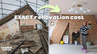 How much does a roof and loft renovation ACTUALLY cost  Sharns House [upl. by Judus]