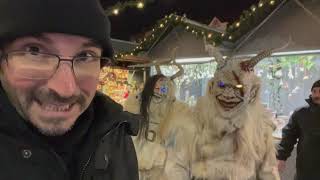 Krampus amp Xmas Market in Klagenfurt Austria ☃️ [upl. by Cormier]