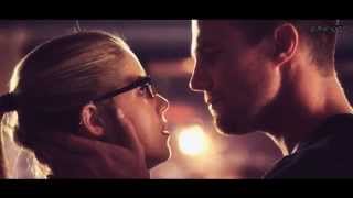 Oliver Queen and Felicity Smoak Kiss Arrow Season 3 [upl. by Noach]