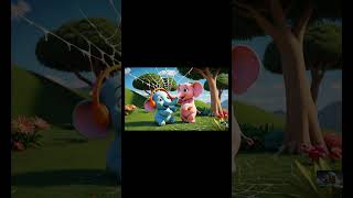 Ek Mota Hathi Jhum Ke Chala  Popular Hindi 3D Nursery Rhyme  BayBees World shorts [upl. by Irem570]