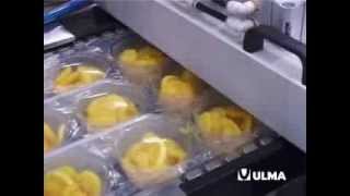 Fruit packaging cut in pieces in thermoforming in rigid film [upl. by Andreana815]