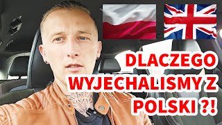 DLACZEGO WYJECHALISMY Z POLSKI  emigracja anglia polacyzagranica [upl. by Etnor763]