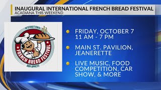 Inaugural International French Bread Festival comes to Jeanerette this Weekend [upl. by Anilos]