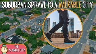 How to make a walkable city 15Minute City 23  Cities Skylines [upl. by Garold386]