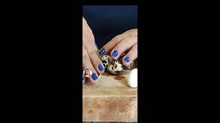 Melinda CB is live Peeling Quail Egg  Tiny Egg 🥚🐣 [upl. by Yalhsa]